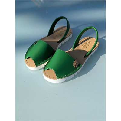 Босоножки-Абаркасы из натуральной кожи от AB.Zapatos · 3202 encina АКЦИЯ