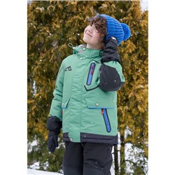 Зимний комплект для мальчика Джеральд фисташковый Олдос ACTIVE