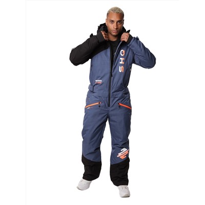 Комбинезон A-89033 Сине-серый