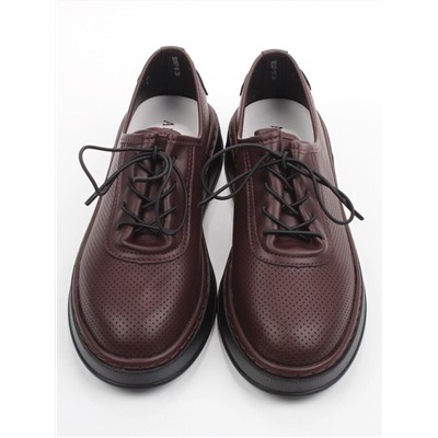 03-YH287-10 VINOUS Полуботинки летние женские (натуральная кожа)