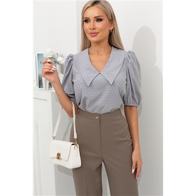 Стильная блузка в горошек Леона №2