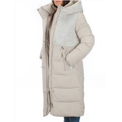 THD-608YC BEIGE Пальто зимнее женское (био-пух)
