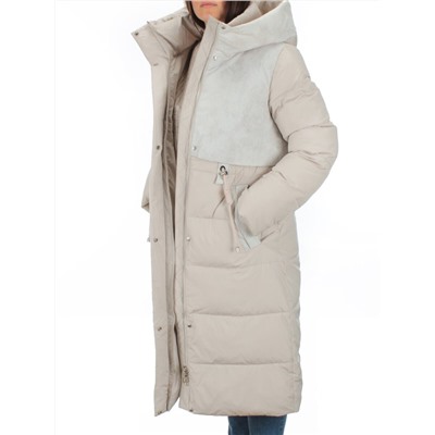 THD-608YC BEIGE Пальто зимнее женское (био-пух)