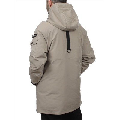 8897 BEIGE Куртка мужская зимняя облегченная (130 гр. холлофайбер)