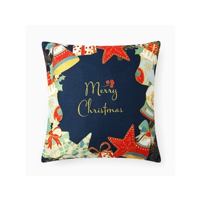 Наволочка декоративная новогодняя «Этель. Новый год» 43×43 см, велюр