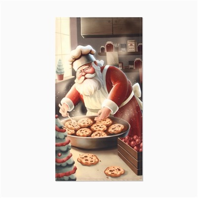 Полотенце кухонное новогоднее «Этель» Cookies, 40×73 см, хлопок 100%, саржа 190 г/м²