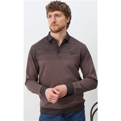 Поло F611-07-5858 brown