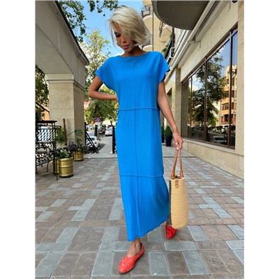 Платье AGNES, Лазурный