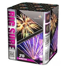 Батарея салютов 1,2" 25 выстр. 6 эф. SB-25-02