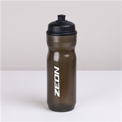 Бутылка для воды велосипедная ZEON WB066 силиконовый клапан, пищевой hi-quality PP, 750ML цвет black/уп100