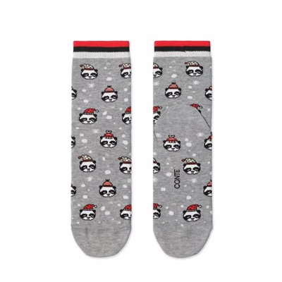 CONTE NEW YEAR Новогодние носки с люрексом «Xmas panda»