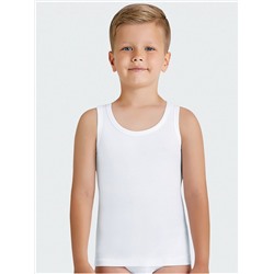2200-01 Майка для мальчиков белая (BAYKAR)