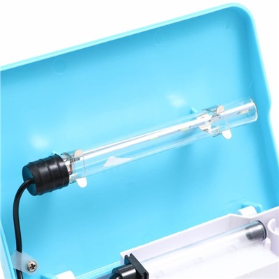 Аквариум SeaStar HX-180F, 3.5 л, в комплекте: LED-лампа, фильтр, синий