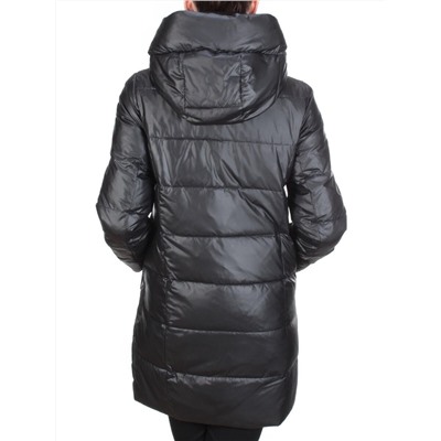 GWD202821 BLACK Пальто зимнее облегченное ICEBEAR (150 гр. холлофайбер)