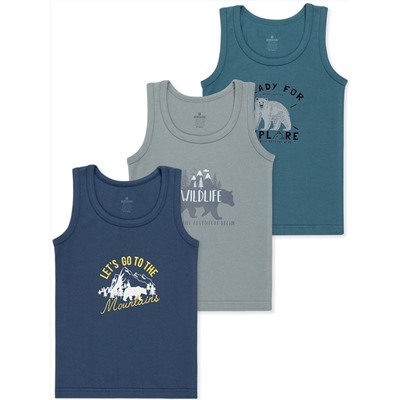 2554 Майка для мальчика многоцвет (BAYKAR)