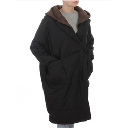 8030 BLACK Куртка демисезонная женская (100 гр. холлофайбер)