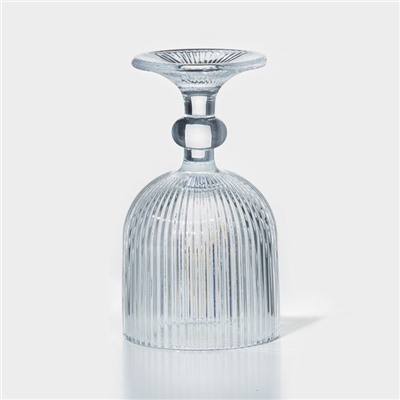 Бокал для вина Magistro «Грани», 250 мл, 8×14.5 см, стекло, прозрачный