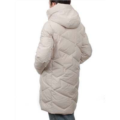 760 LT. BEIGE Пальто зимнее женское (170 гр. холлофайбер)