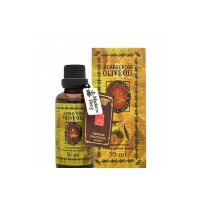 Питательное масло «Роза и Олива» для кожи и волос от Madame Heng, Herbal Rose & Olive oil, 50 мл