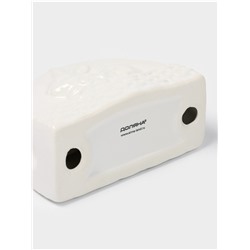 Салфетница Доляна «Зайка», 11.5×5.5×7.5 см, доломит, белая