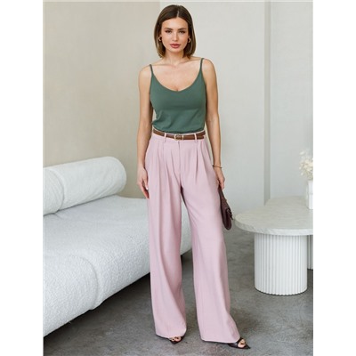 Топ из премиального хлопка с эластаном