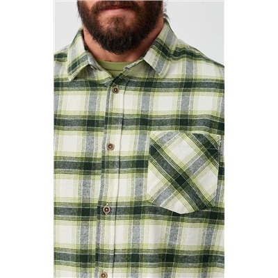 Рубашка F521-0460 white-green