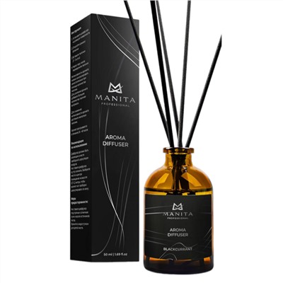 MANITA Ароматический диффузор / Aroma Diffuser Blackcurrant, 50 мл