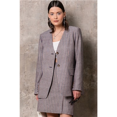 Жакет в полоску