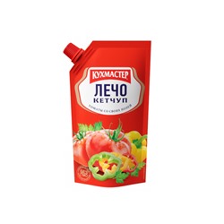 Кетчуп КУХМАСТЕР  "Лечо", 260 г (дой-пак)