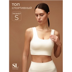 Топ спортивный женский Sima-Land Home, молочный