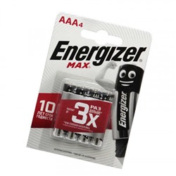 Energizer Алкалин AАA MAX  (4 шт.)