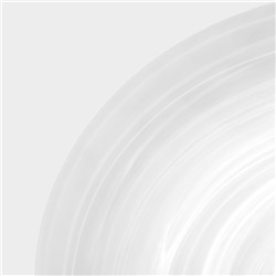 Тарелка обеденная Magistro «Смоук», 26.5×2.6, стекло, белая, прозрачная