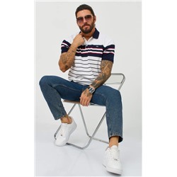 Футболка-поло F411-07-001 white