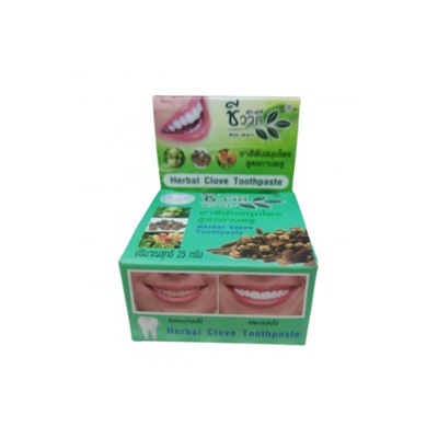 Натуральная зубная паста с Гвоздикой "Herbal Clove Toothpaste" от Bio Way, 25 гр