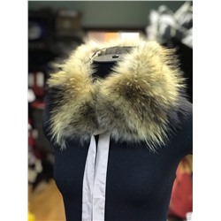 Меховой воротник горжетка енот 7,5 см*54 см