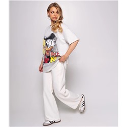 Футболка #КТ2546, серый меланж