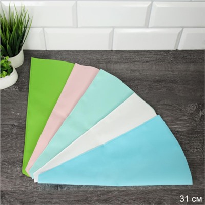 Кондитерский мешок 31 см силиконовый / 197-703 /уп 720/ Многоразовый