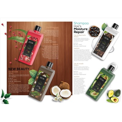 Укрепляющий шампунь с экстрактом черного чеснока Zenix Black Garlic Shampoo 400 ml
