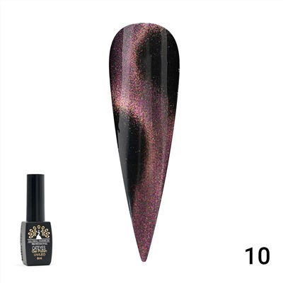 Гель лак 24D кошачий глаз Global Fashion 8 мл, 10