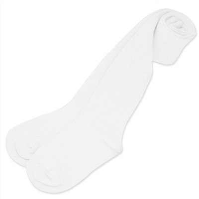 К60 Колготки детские однотон (белые) Белый/104-110