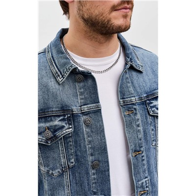 Куртка джинсовая мужская F311-1296 синяя