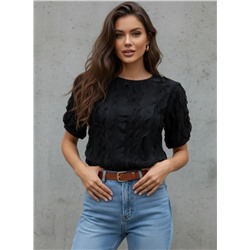 Лонгслив с рюшами