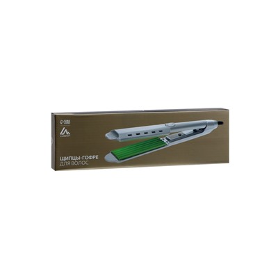 Щипцы-гофре Luazon LW-12, 35 Вт, керамическое покрытие, 40×110 мм, 220 °C, красные