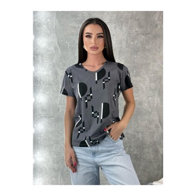 Футболка 24-42 тем.серая, Артикул: Лидер