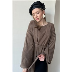 Кардиган  WOOL044/04/Коричневый