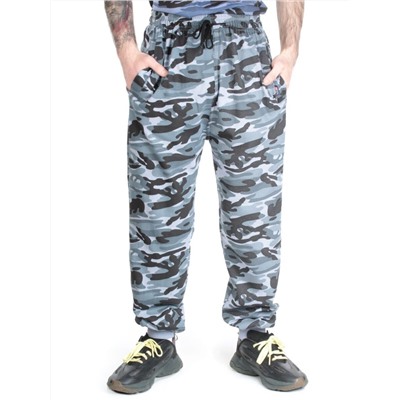 GOLDEN-1 GRAY/BLACK Штаны спортивные милитари
