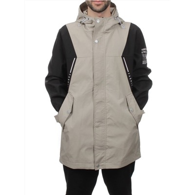 350 BLACK BEIGE Ветровка мужская FASHION (100% полиэстер)
