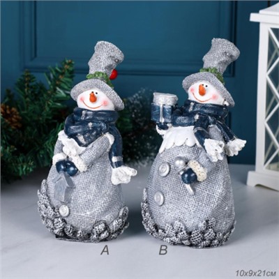 Фигурка Снеговик 22 см / CHR066 /уп 72/Новый год