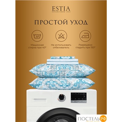 Estia ЭЛЬСНЕР Простыня на резинке 160х200х30, 1 пр, хл.