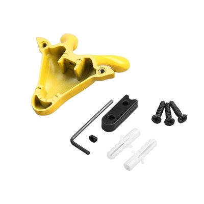 Крючок мебельный CAPPIO GIRAFFE, двухрожковый, цвет желтый